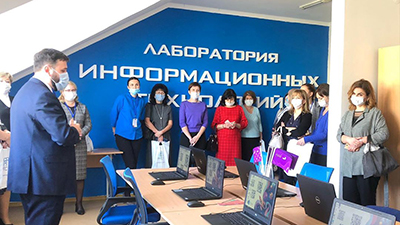 Сегодня на базе филиала прошла презентация лабораторий Детского технопарка равных возможностей для директоров школ города Пятигорска